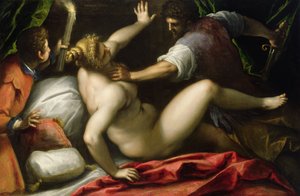 Tarquin et Lucrèce, fin du XVIe siècle - Palma Il Giovane (1548 1628)