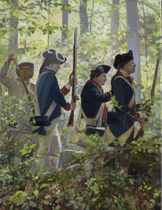 Feu de forêt, 2009 (huile sur toile) - Pamela Patrick White
