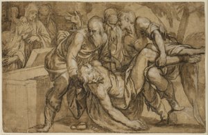 La Mise au tombeau - Paolo Farinati