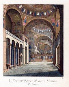 Intérieur de la basilique Saint-Marc à Venise