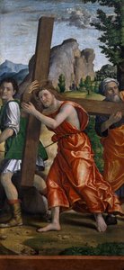 Chemin de croix (détail du Polyptyque de la Passion) - Paolo Morando Cavazzola