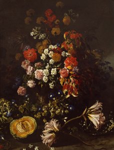 Fleurs avec bol en cristal, par Paolo Porpora - Paolo Porpora