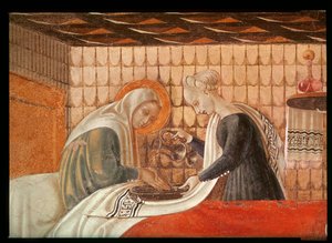 Naissance de la Vierge (détail) - Paolo Uccello