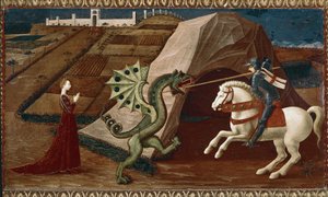 Saint Georges et le Dragon - Paolo Uccello