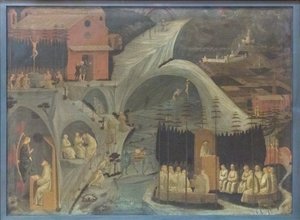 Scènes de la vie monastique (Tebaide) - Paolo Uccello