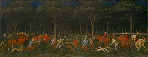 La Chasse dans la forêt, c.1465-70 - Paolo Uccello