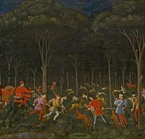La Chasse dans la forêt (détail) - Paolo Uccello