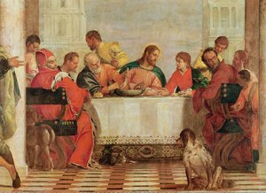 Le festin dans la maison de Lévi (détail) - Paolo Veronese