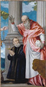 Saint Jérôme et un donateur - Paolo Veronese