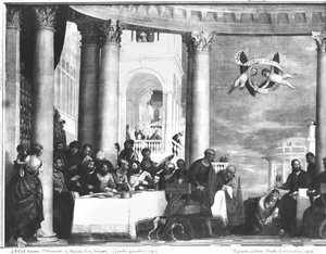 Le Repas chez Simon le Pharisien, détail du côté gauche, 1570 (détail)