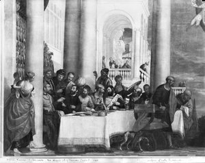 Le Repas chez Simon le Pharisien, détail du côté gauche, 1570 (détail) - Paolo Veronese