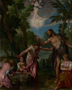 Le Baptême du Christ - Paolo Veronese and workshop