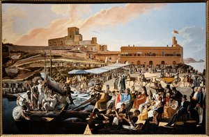 La mattanza du thon à Solanto en présence de la famille royale - Paolo de Albertis