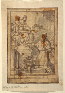 Vierge et enfant en gloire - Paolo de Mattheis