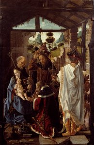 Adoration des Mages - Paolo de San Leocadio