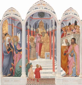 La Présentation de la Vierge au Temple - Paolo di Giovanni Fei