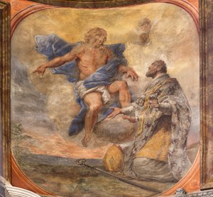 Fresques représentant la vie de Saint Cataldo - Paolo di Matteis