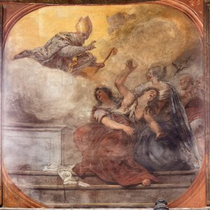 Fresques représentant la vie de Saint Cataldo - Paolo di Matteis