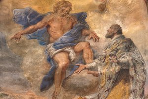 Fresques représentant la vie de Saint Cataldo - Paolo di Matteis
