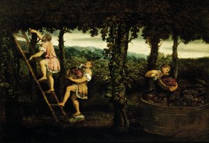 Scène de vendange - Paris Bordone