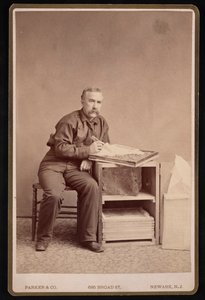 Portrait de Fred Mather 1833-1900, avant 1887 - Parker and Co