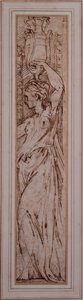 Une Canephoros de profil à gauche - Parmigianino