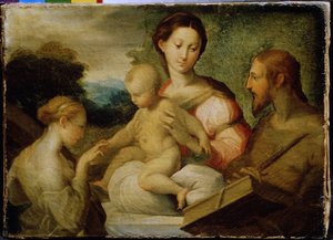 Le mariage mystique de sainte Catherine - Parmigianino
