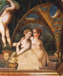 Paire de nymphes, tirée du Mythe de Diane et Actéon - Parmigianino