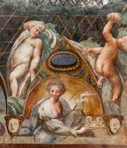 Paola Gonzaga en déesse Cérès, de la Chambre de Diane et Actéon (détail)