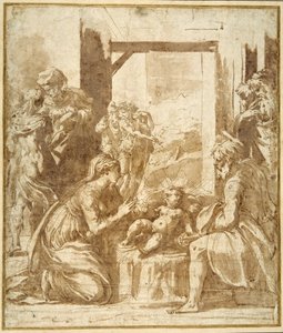 La Nativité - Parmigianino