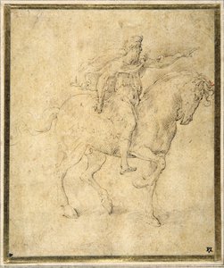 Figure équestre - Parmigianino