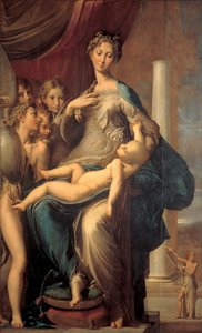 Madonna au long cou, peinture de Girolamo Fra Mazzola dit PARMIGIANINO - Parmigianino