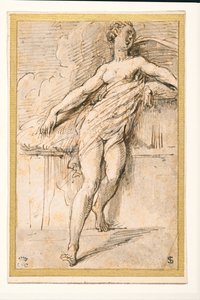 Figure féminine allongée - Parmigianino