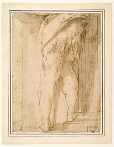 Étude pour les jambes de Saint Jean-Baptiste - Parmigianino