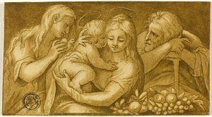Sainte Famille avec Marie-Madeleine - Parmigianino
