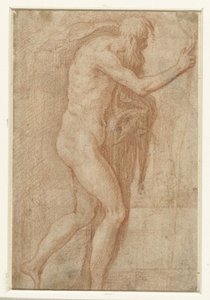 Homme levant le doigt en avertissement - Parmigianino