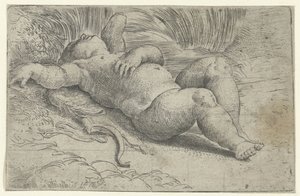 Cupidon endormi - Parmigianino