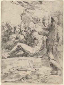 La mise au tombeau - Parmigianino