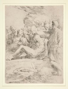 La mise au tombeau - Parmigianino