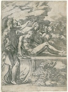 La mise au tombeau du Christ - Parmigianino