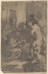 La Nativité, vers 1527-30 - Parmigianino
