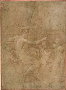 Vénus avec Cupidon et Putto - Parmigianino