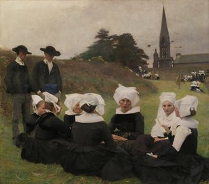 Les Bretonnes au Pardon, 1887