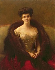 Portrait de la princesse O.V. Paley (comtesse Hohenfelsen)
