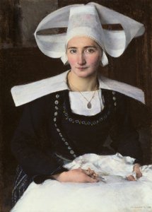 Femme de Bretagne - Pascal Adolphe Jean Dagnan Bouveret