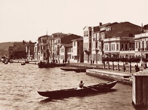 Büyükdere en bord de mer - Pascal Sébah