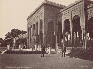 Palais de Gézyret, Pavillon Extérieur, années 1870 - Pascal Sébah