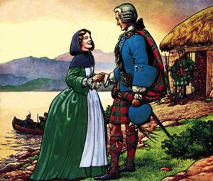 Bonnie Prince Charles et Flora Macdonald