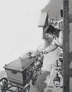 Messager dans la nuit - Pat (1907-95) Nicolle