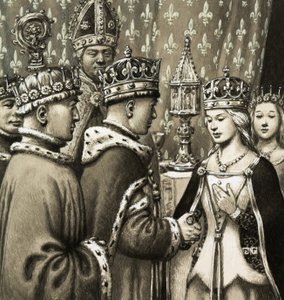 Le mariage du roi Henri V et de la princesse Katherine de France